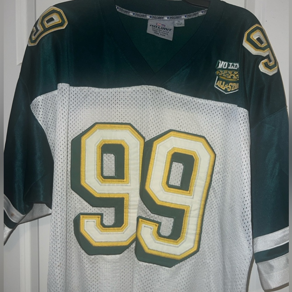 Vintage 90s rap hip hop No Limit Soldier Master P Football jersey size XL